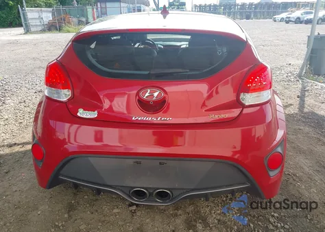 2016 Hyundai Veloster Turbo из США, поврежденный, VIN KMHTC6AE8GU267676
